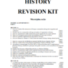 Top student Kcse History paper 1 revision booklet with answers