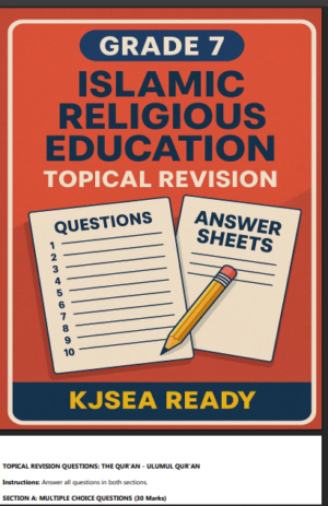 IRE  grade 7 topical questions and answers booklet