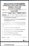 Grade 3 Brightpoint opener term 2 2026 exams