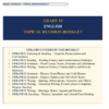 English grade 10 topical revision booklet with answers