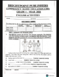 Grade 1 Brightpoint opener term 2 2026 exams