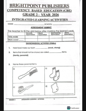 Grade 2 Brightpoint opener term 2 2026 exams