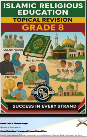 Grade 8 IRE topical questions and answers booklet