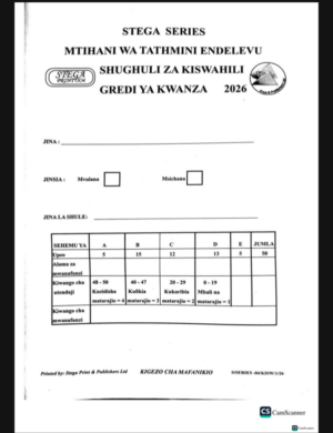 Stega 004 Grade 1 2026