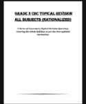 Grade 3 Topical Revision Booklet