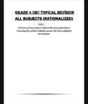 Grade 4 Topical Revision Booklet