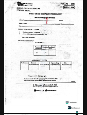 Signal 004 2026 Grade 1 Exams
