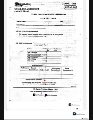 Signal 004 2026 Grade 2 Exams