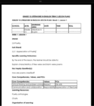 GRADE 10 TERM 2 LITERATURE IN ENGLISH LESSON PLANS