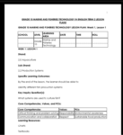 GRADE 10 TERM 2 MARINE & FISHERIES TECHNOLOGY LESSON PLANS