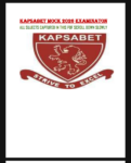 Kapsabet High school mock 2026