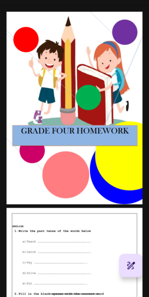 Grade 4 August Holiday assignments booklet